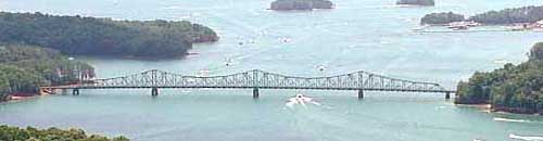 Aerial photo of Brown's Bridge